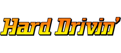 Hard Drivin logo for Sega Genesis